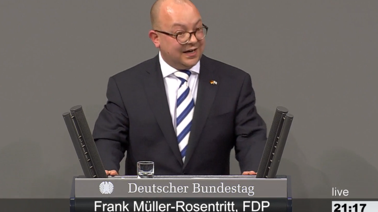 Frank Müller-Rosentritt, MdB, Fraktion der Freien Demokraten im Deutschen Bundestag 